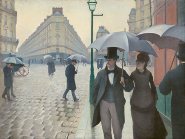 Paris Street - Rainy Day by Gustave Caillebotte