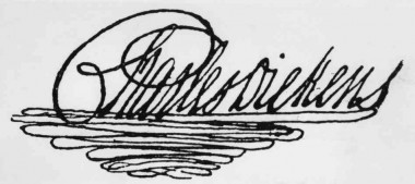 Dickens' Signature