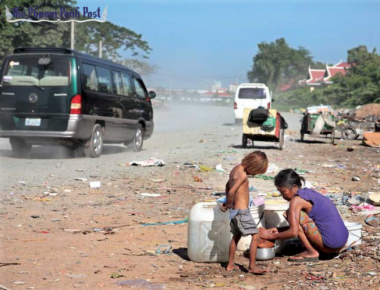 Washing Dishes by the Dirt Road